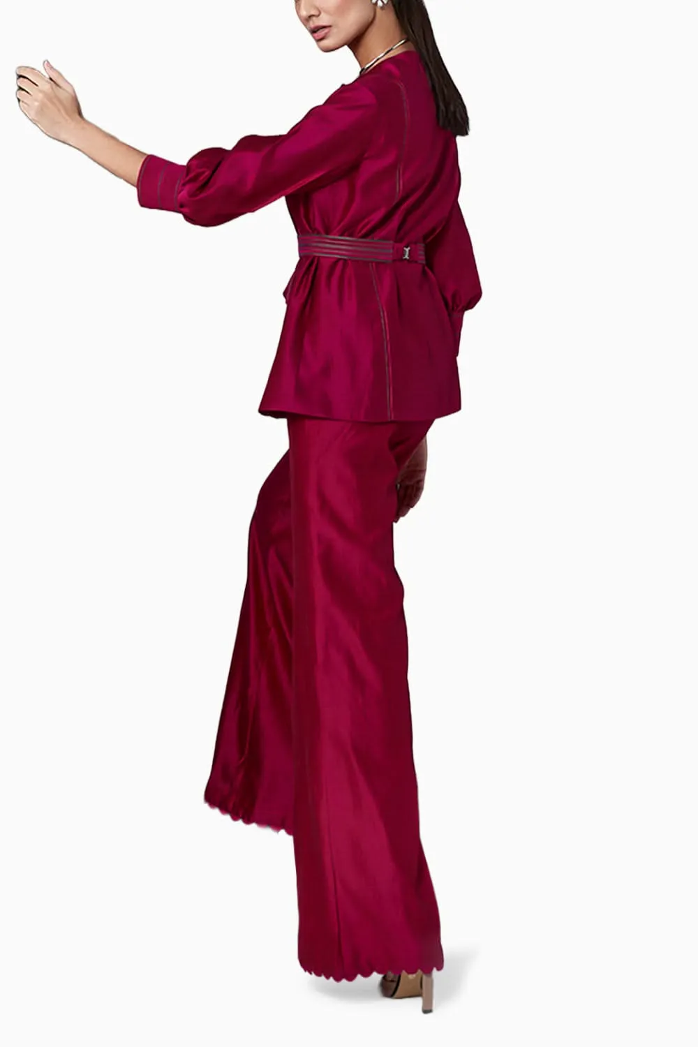 Acantha Fucshia Pants Set