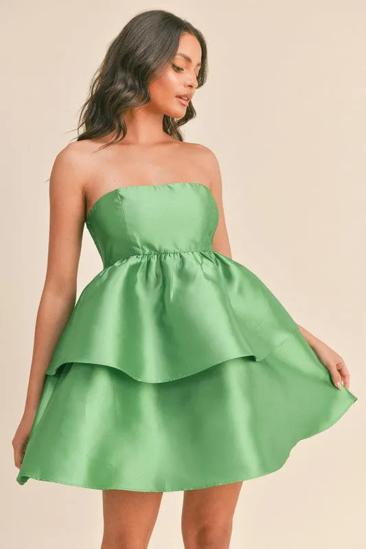Alysia Ruffle Babydoll Dress