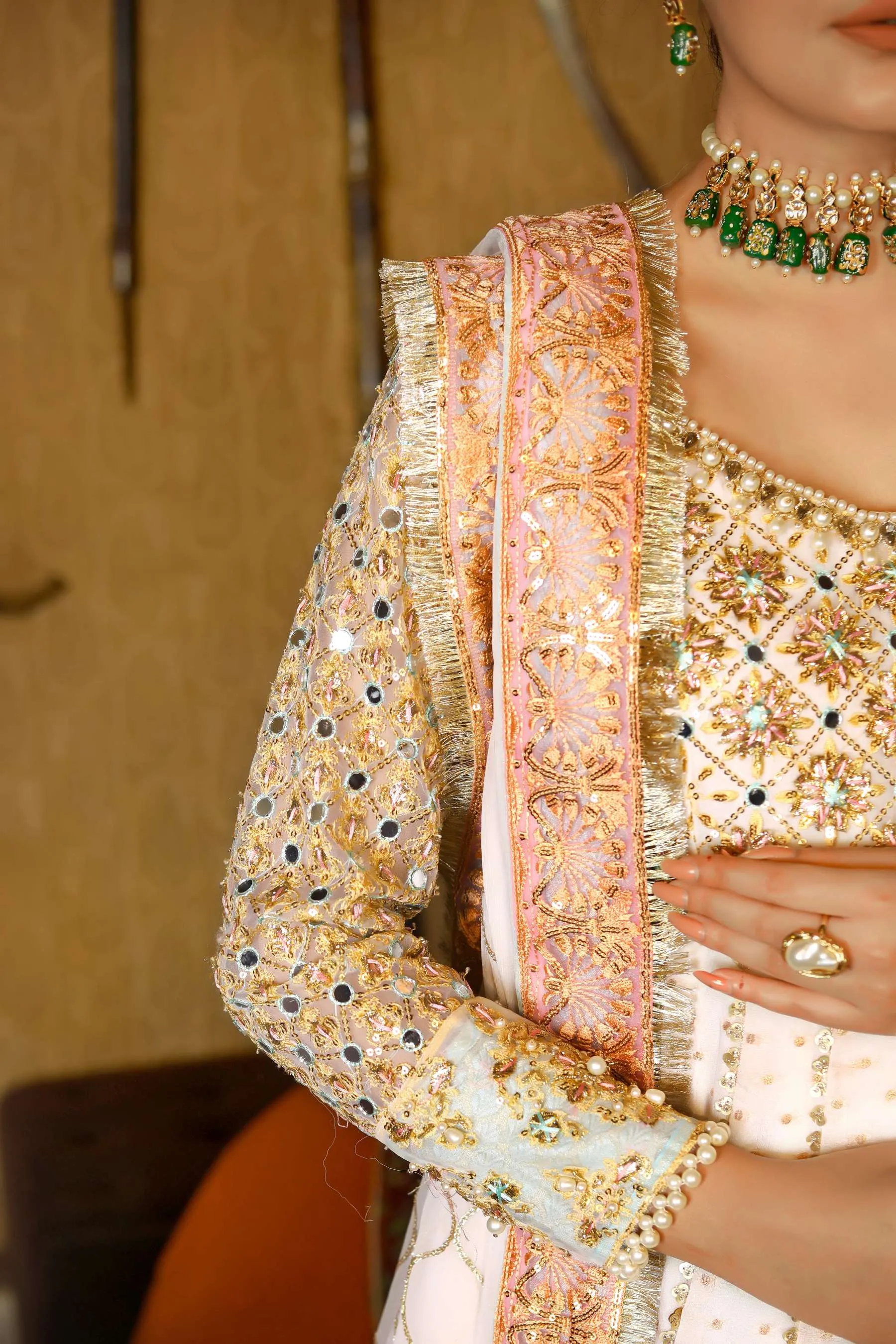 Arif Ashraf - Chandini - Off white - Chiffon - 2 Piece