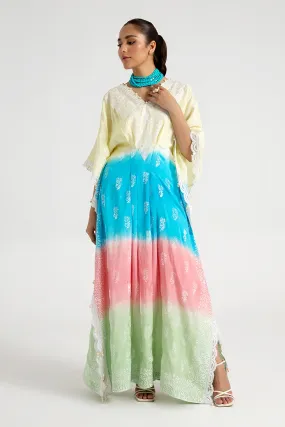 Arif Ashraf - Sari - Multi - Viscose Blend and Raw Silk - 2 Piece
