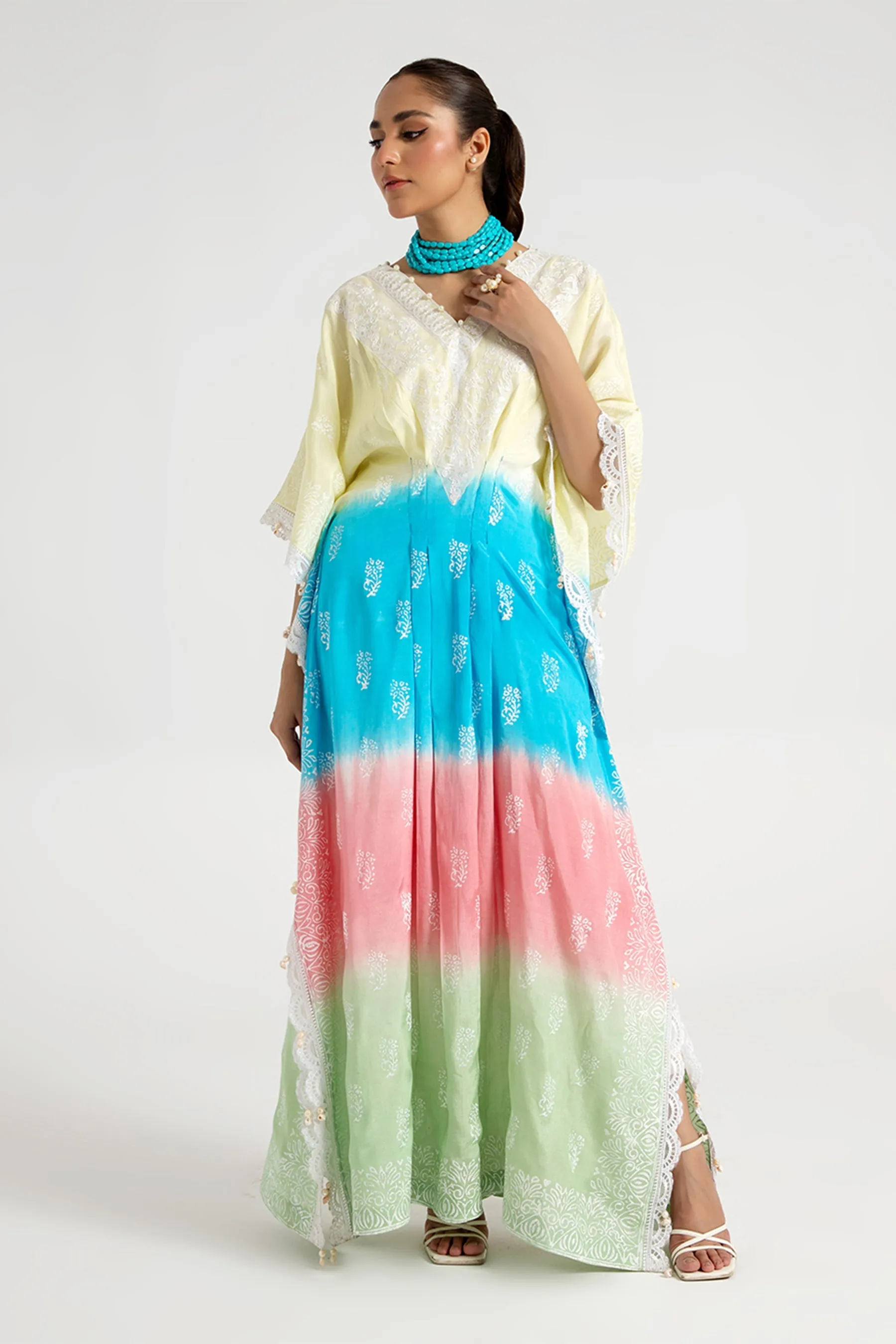 Arif Ashraf - Sari - Multi - Viscose Blend and Raw Silk - 2 Piece