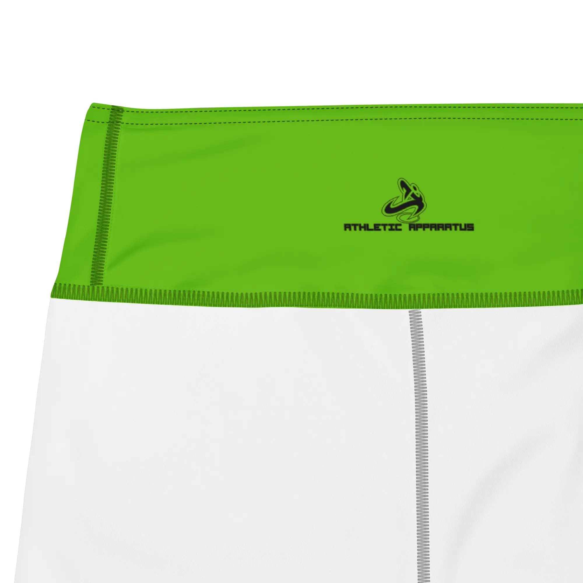 Athletic Apparatus Kelly Green Black logo Yoga Shorts