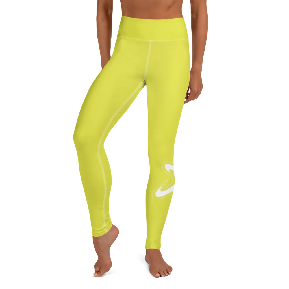 Athletic Apparatus Starship White logo White stitch V3 Yoga Leggings