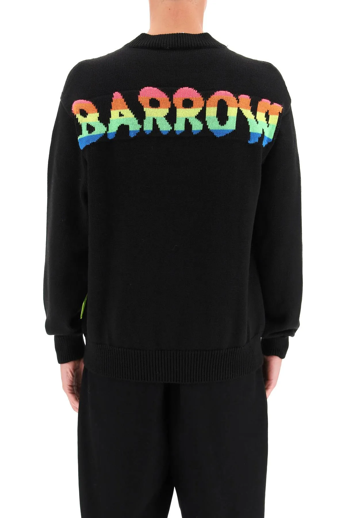 Barrow Rainbow Logo Teddy Knitted Crewneck Jumper