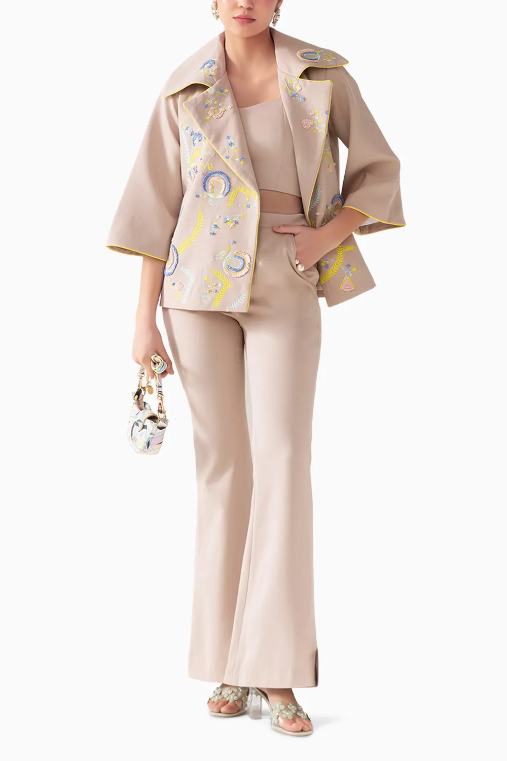 Bodrum Ecru Jacket and Pants