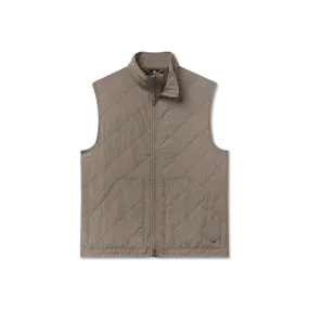 Bryson Ripstop Quilted Vest • Stone Brown