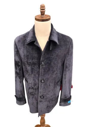 Canuti By Steven Land Mens Navy Corduroy 100% Wool Coat