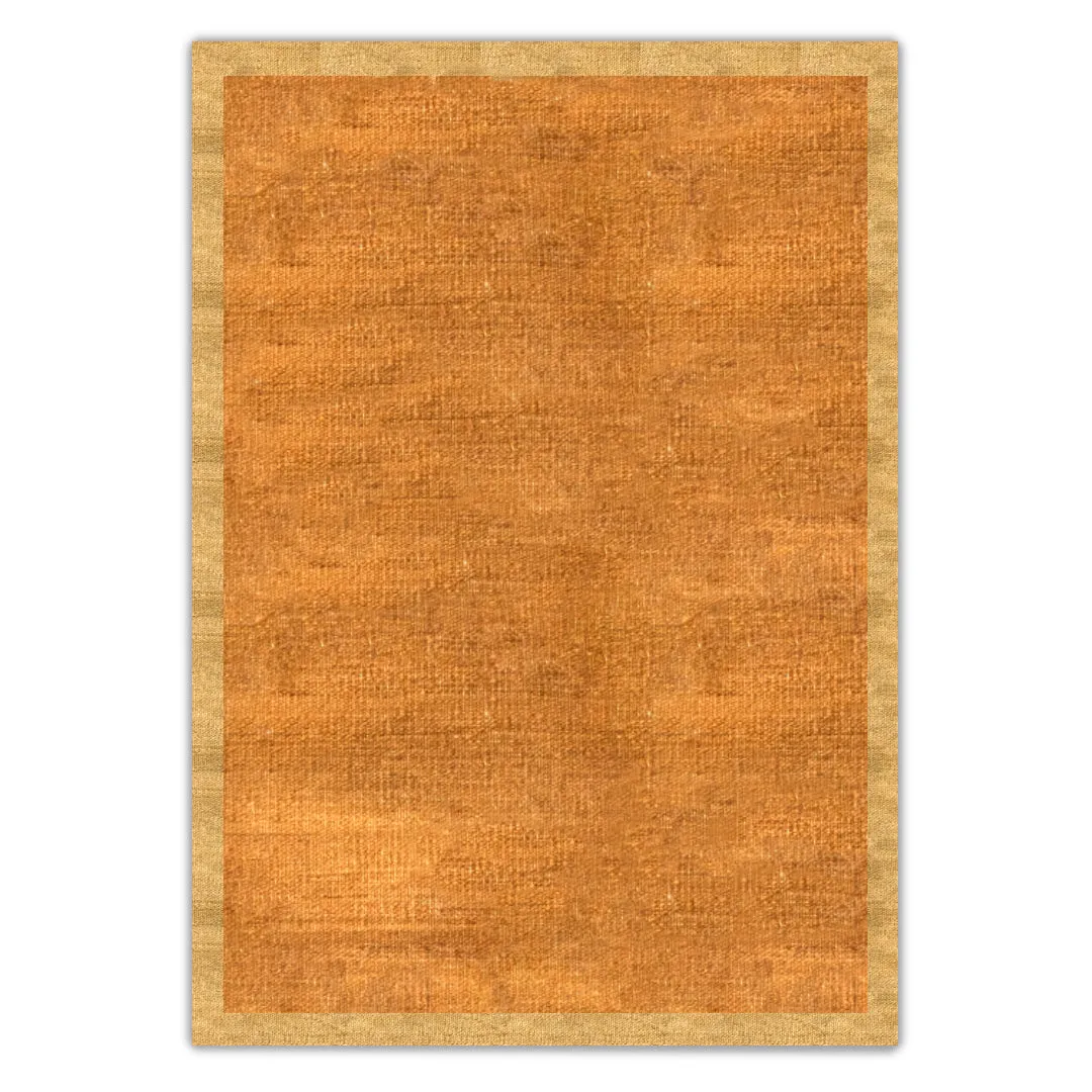 Caramel with sand border kilim