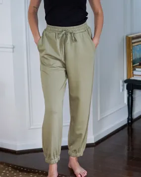 Cassandra Butter Modal Joggers // Olive