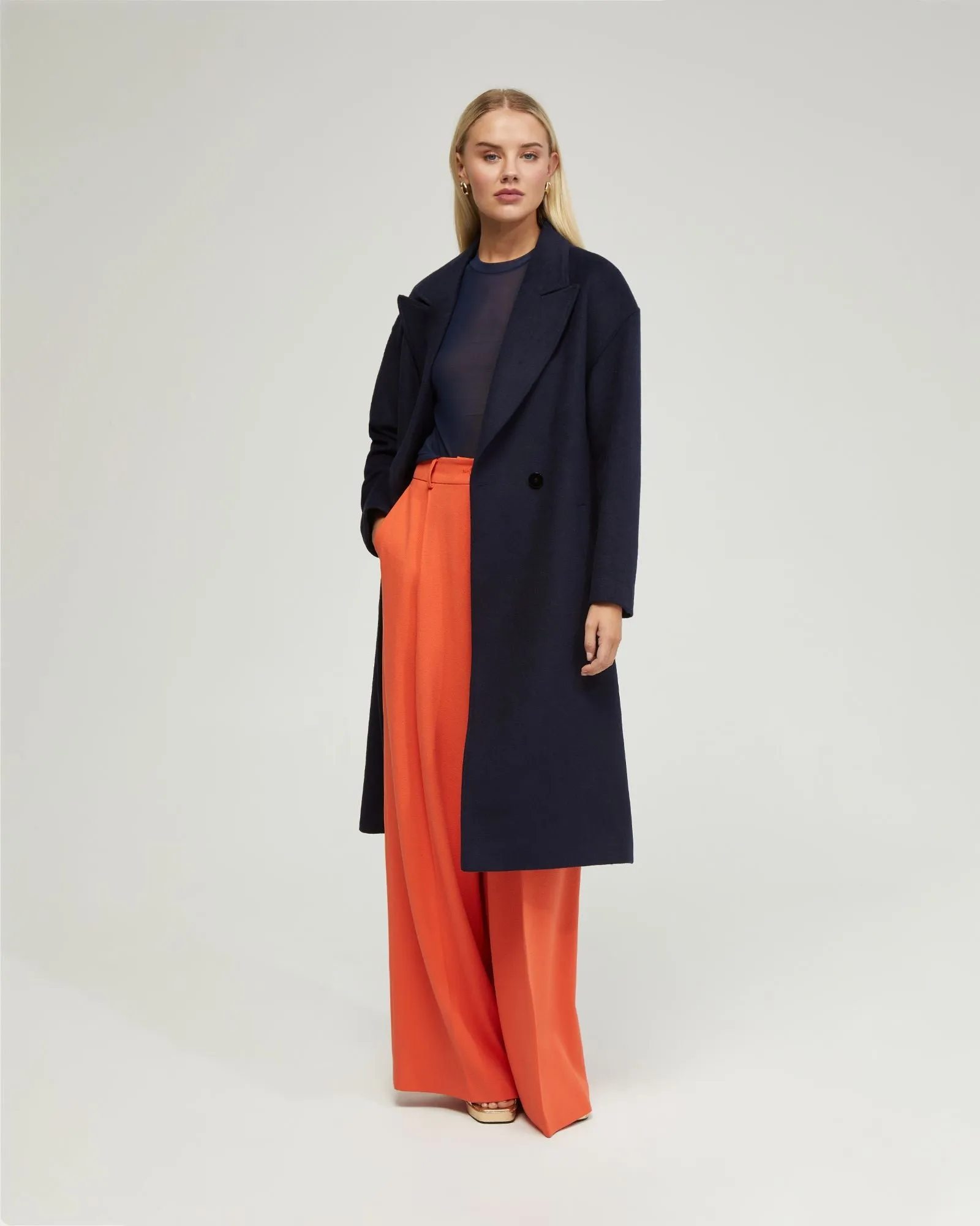 Celia Wool Rich Half Lined Coat