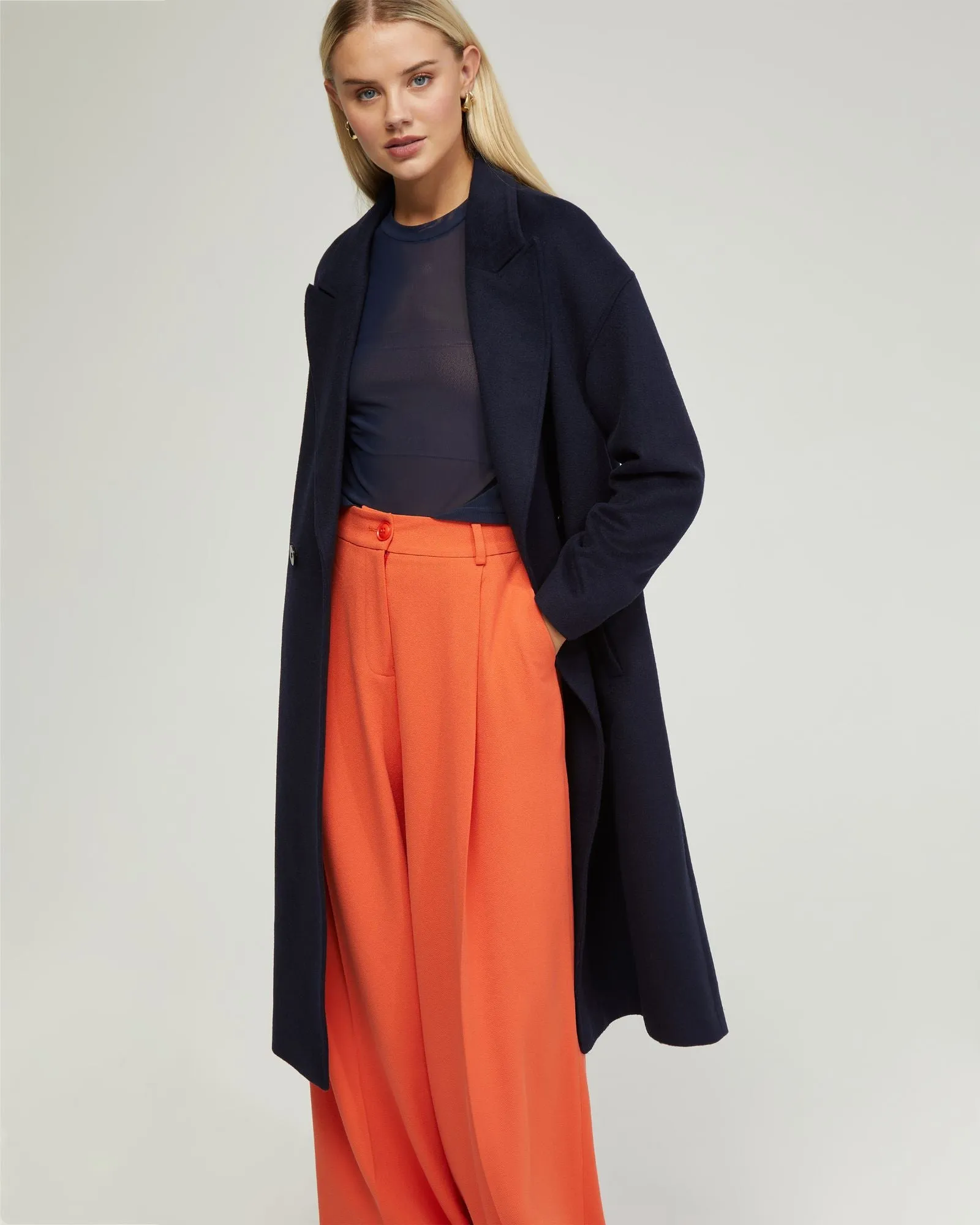 Celia Wool Rich Half Lined Coat