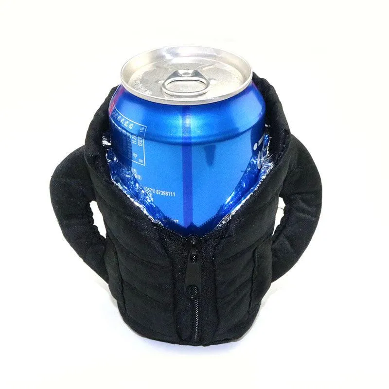 Cooling jacket for drinks - keeps drinks cold longer