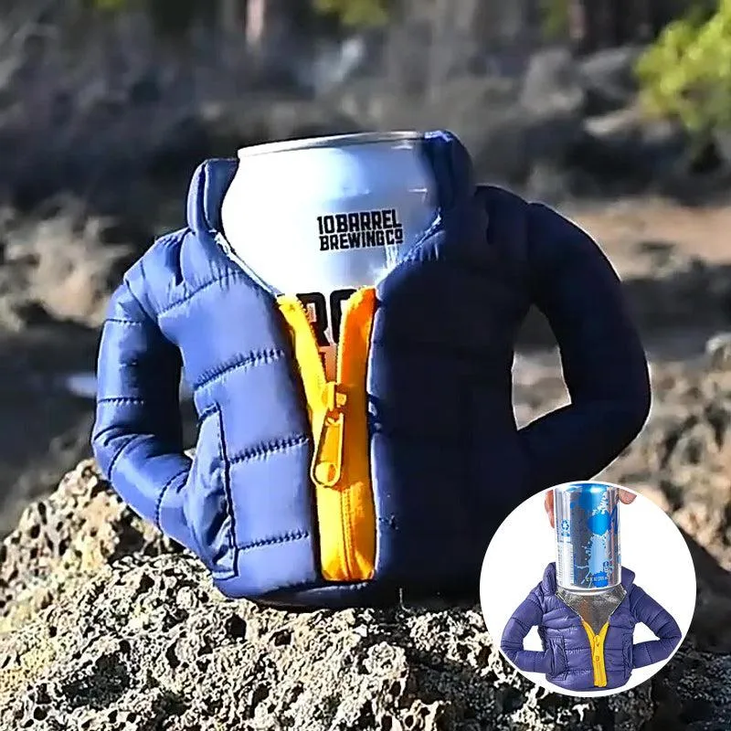 Cooling jacket for drinks - keeps drinks cold longer