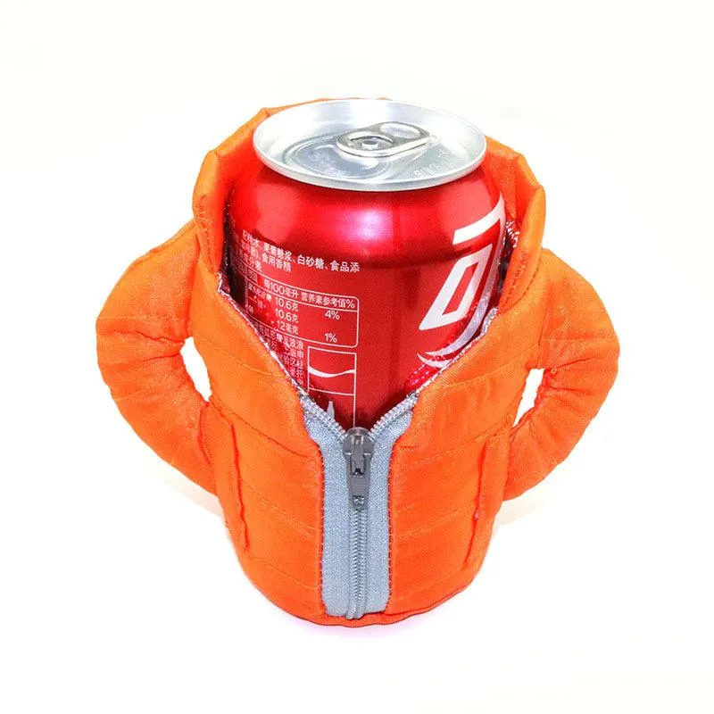 Cooling jacket for drinks - keeps drinks cold longer
