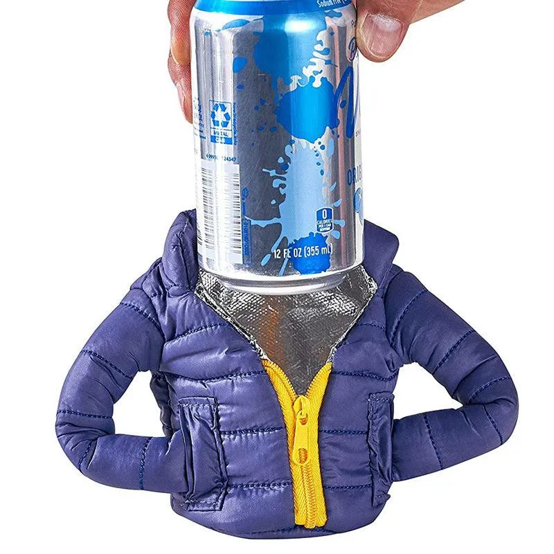 Cooling jacket for drinks - keeps drinks cold longer