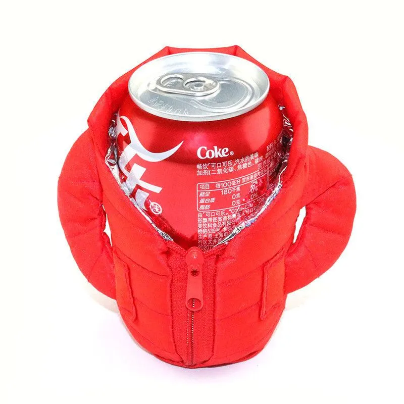 Cooling jacket for drinks - keeps drinks cold longer