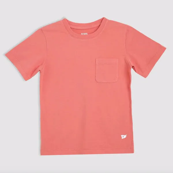 Coral Pocket Tee