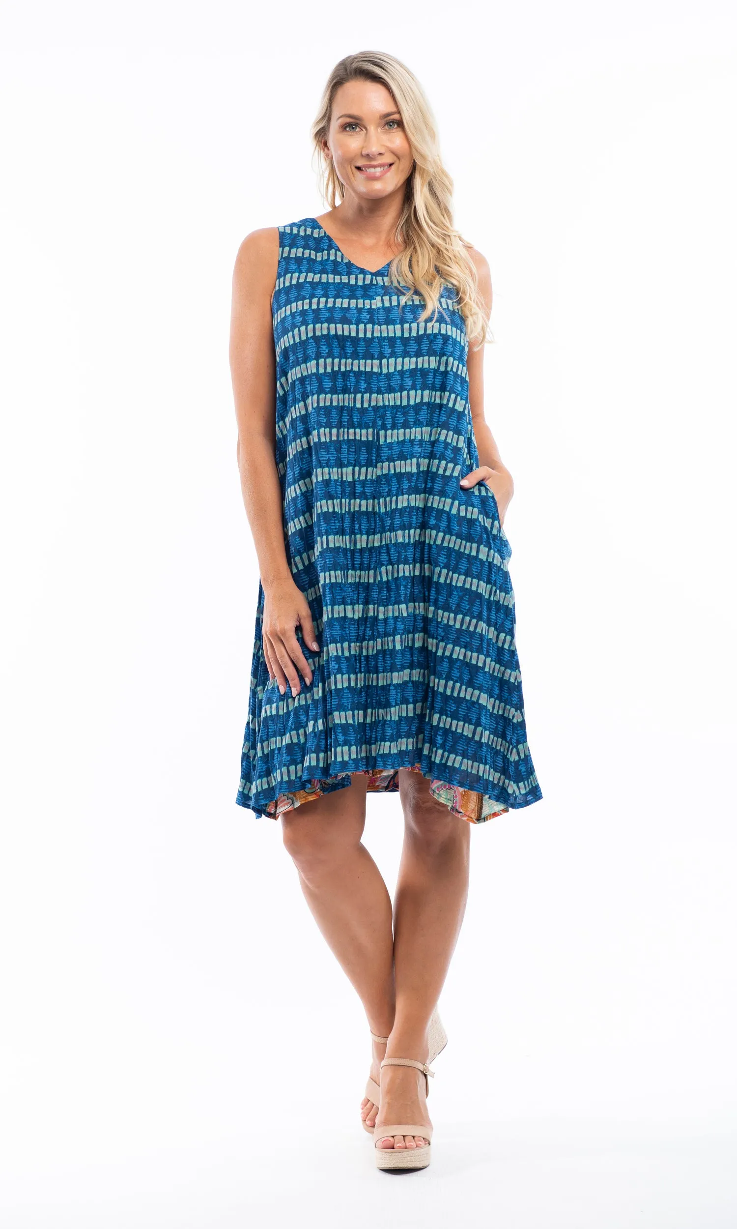 Cotton Dress Beach Reversible Arles