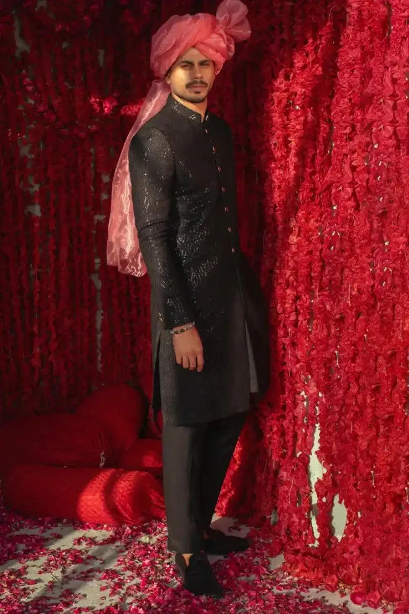 Deepak & Fahad - SHAHZOR - Black -  - 3 Piece