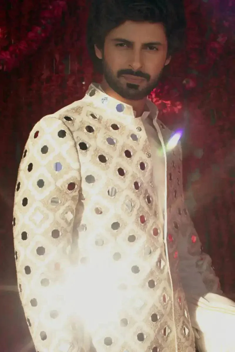 Deepak & Fahad - SHAJAR - White -  - 3 Piece