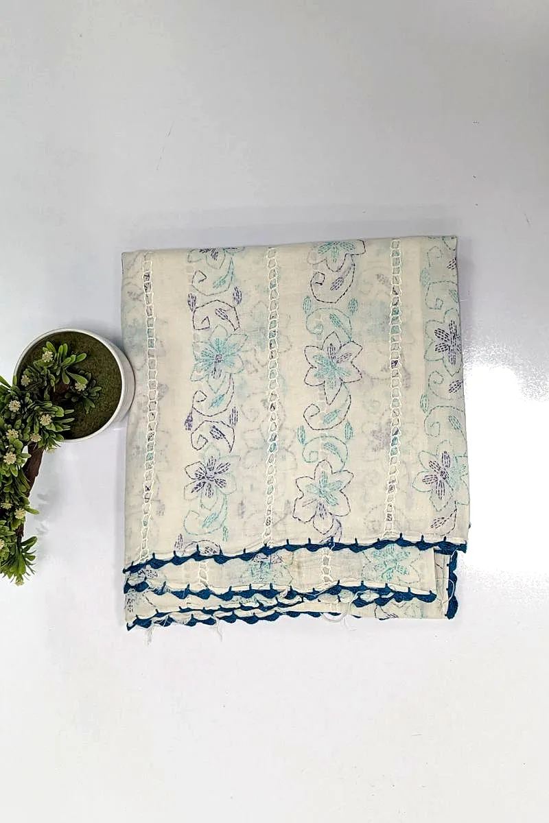 Designs by Amina - Hand Work - Wool - Shawl - 1 Piece - 0019