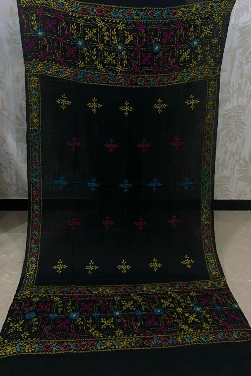 Designs By Amina - Hand worked - wool shawl - 2