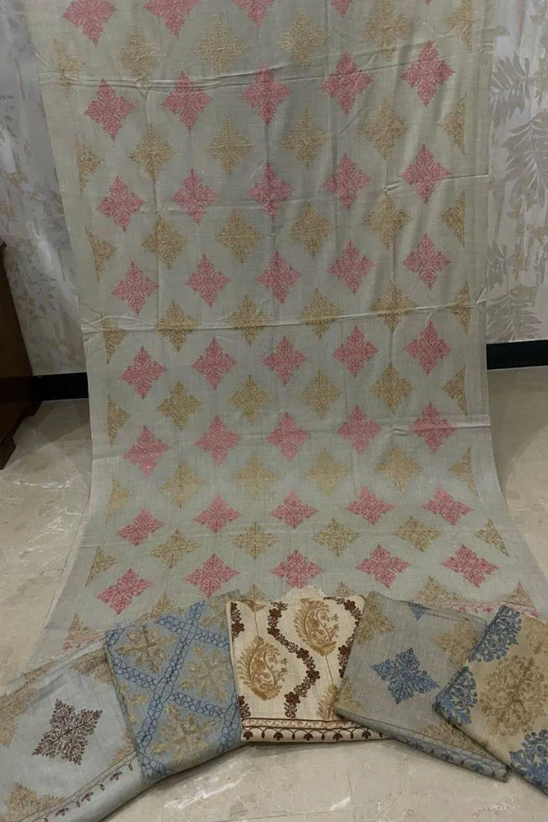 Designs By Amina - Hand worked - wool shawl - 4