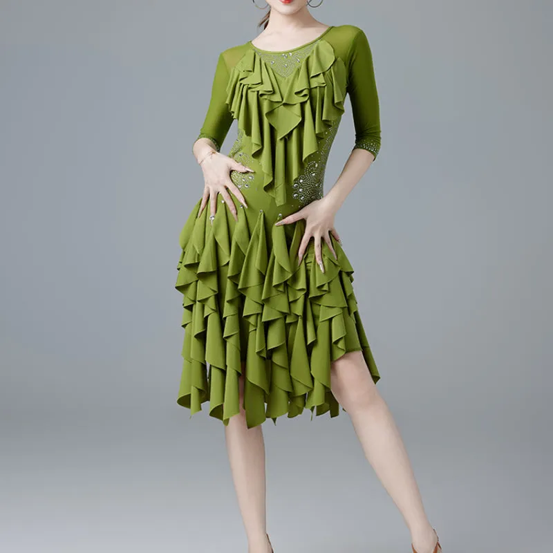 Diamond Professiomal Latin Dance Dress