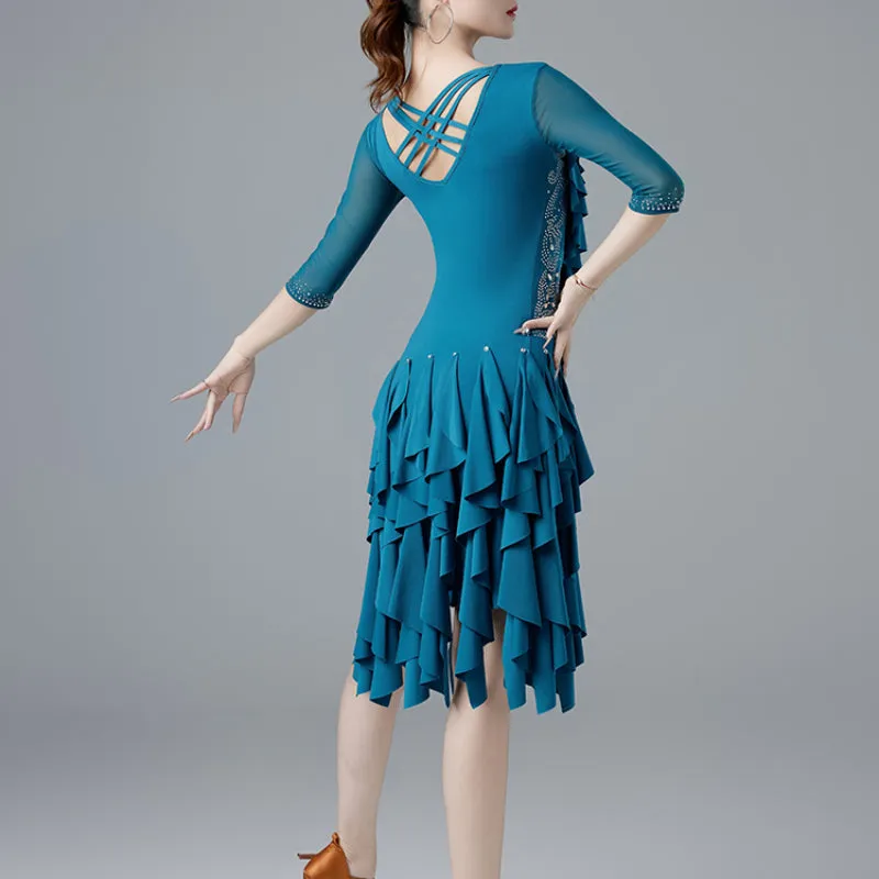 Diamond Professiomal Latin Dance Dress