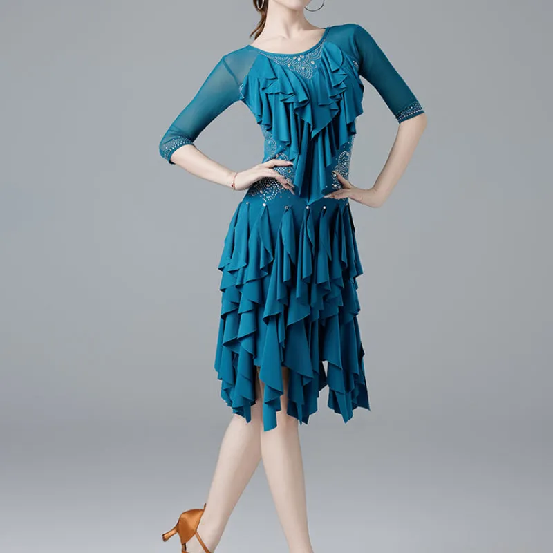 Diamond Professiomal Latin Dance Dress