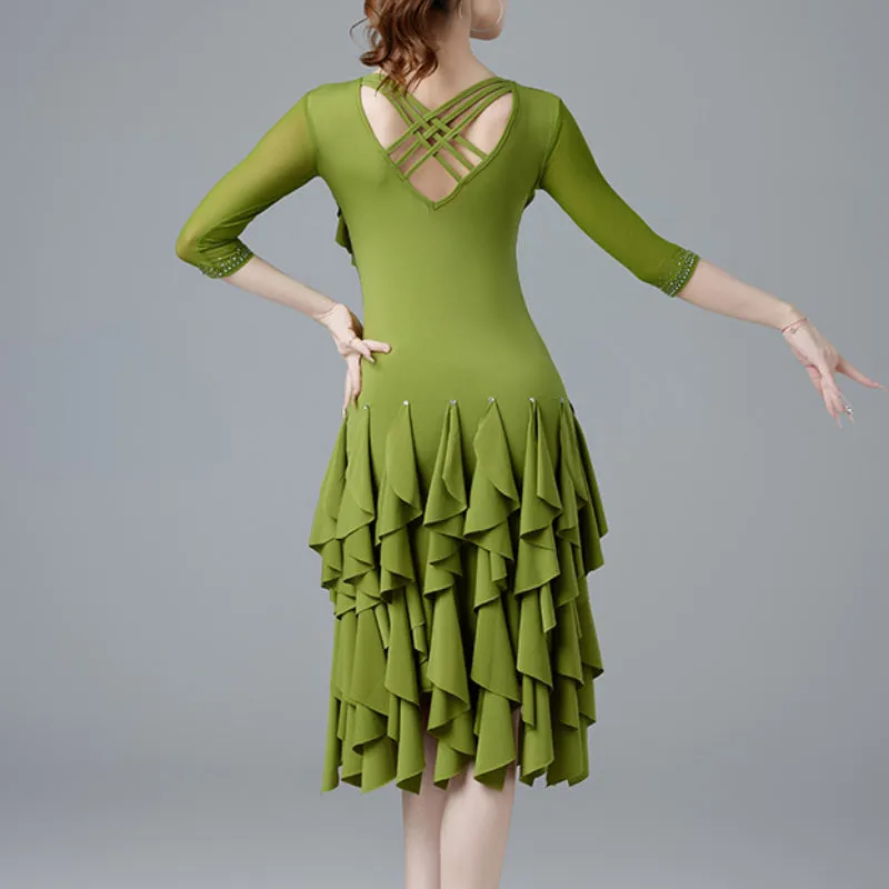 Diamond Professiomal Latin Dance Dress