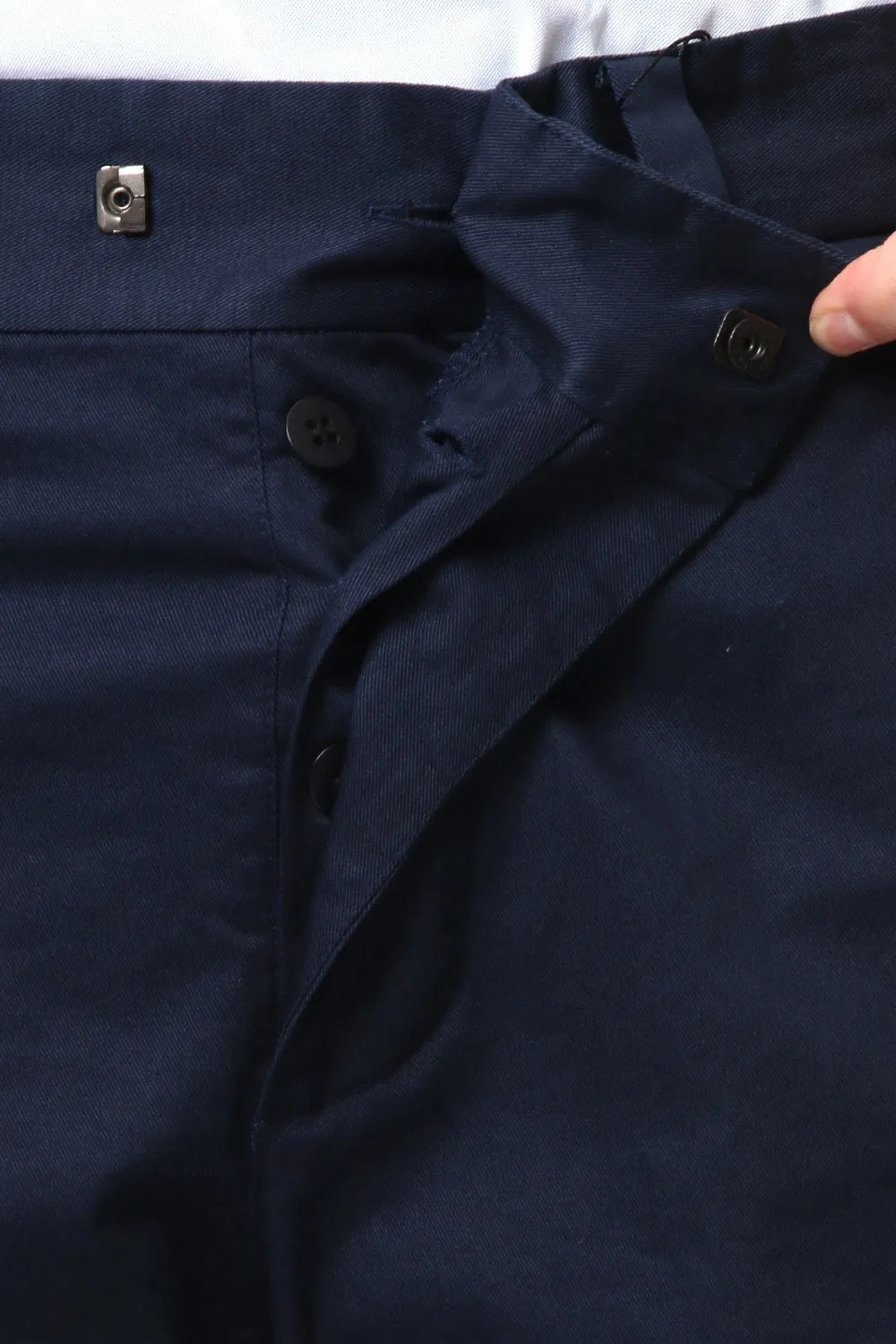 EFFICIENT 3D CHINO PANTS - Navy - CVS-0002