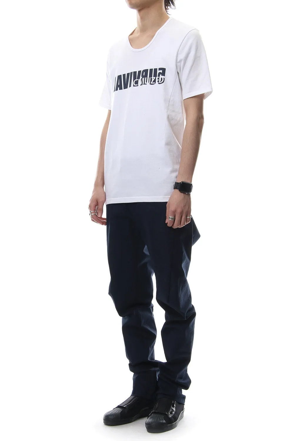 EFFICIENT 3D CHINO PANTS - Navy - CVS-0002