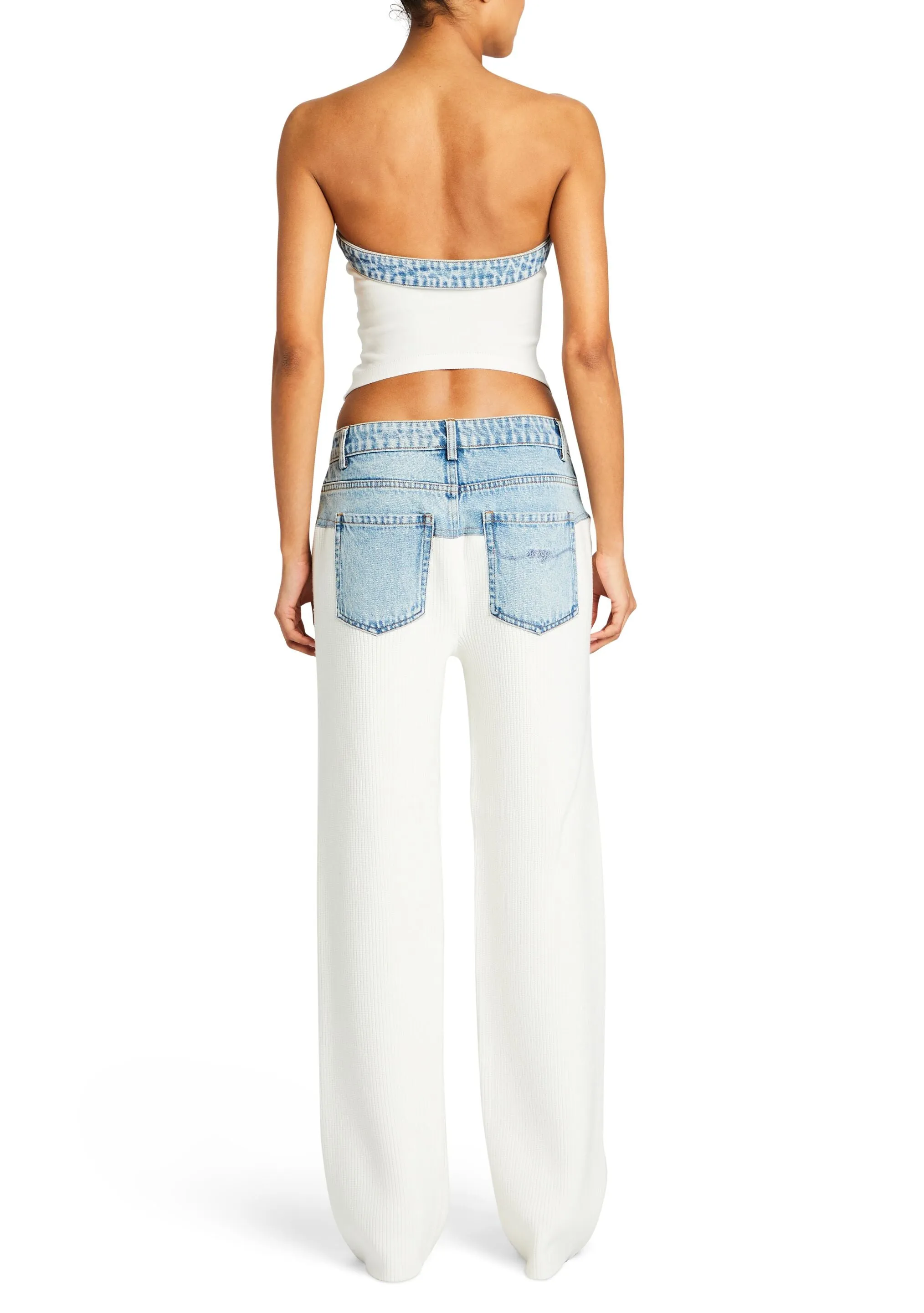 Etta Knit Denim Top