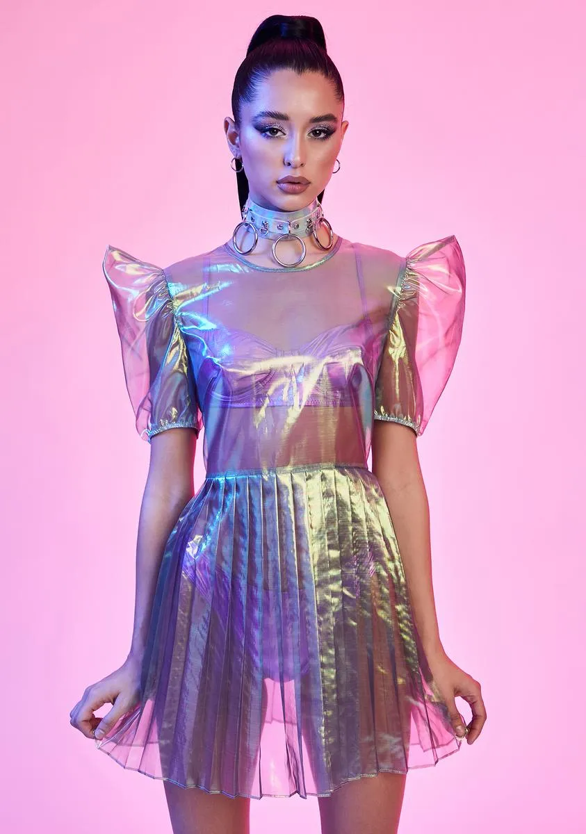 Freaky Fairy Iridescent Mini Dress