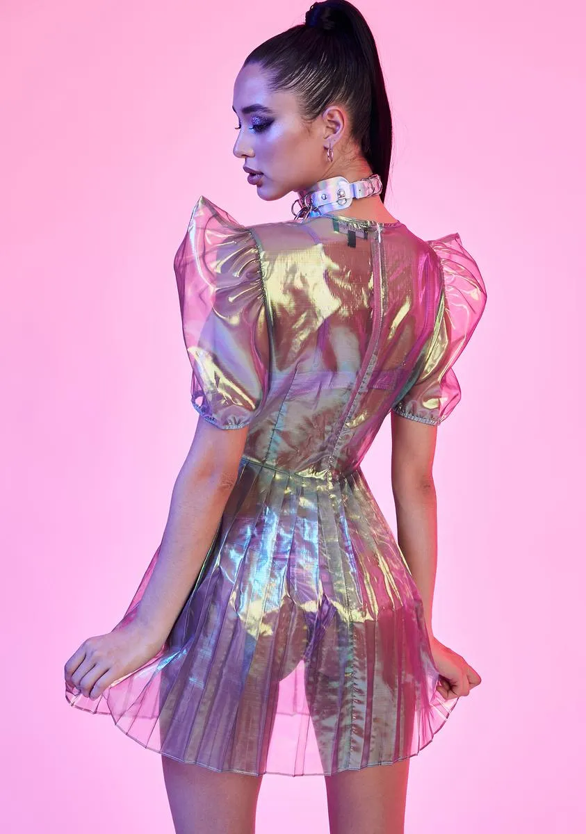 Freaky Fairy Iridescent Mini Dress