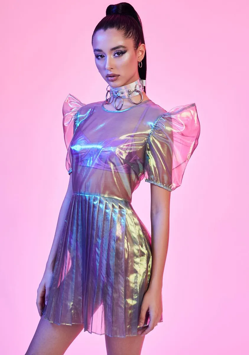 Freaky Fairy Iridescent Mini Dress
