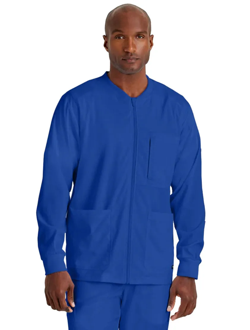 Grey's Anatomy Stretch™ by Barco React 5-Pocket Crewneck Warmup Scrub Jacket
