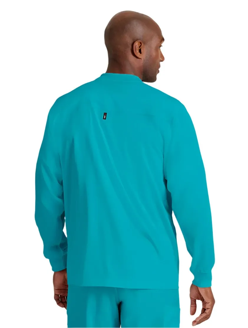 Grey's Anatomy Stretch™ by Barco React 5-Pocket Crewneck Warmup Scrub Jacket