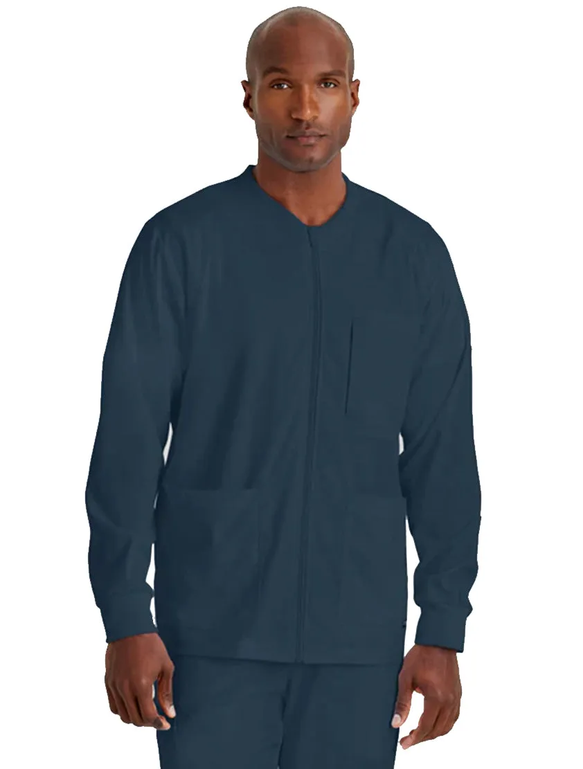 Grey's Anatomy Stretch™ by Barco React 5-Pocket Crewneck Warmup Scrub Jacket