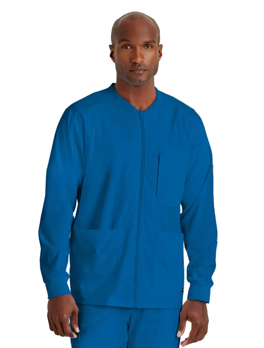 Grey's Anatomy Stretch™ by Barco React 5-Pocket Crewneck Warmup Scrub Jacket