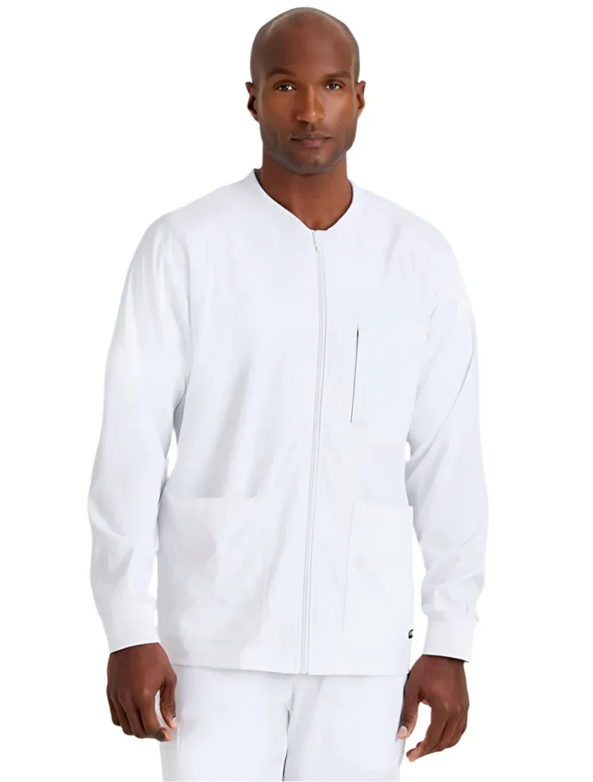 Grey's Anatomy Stretch™ by Barco React 5-Pocket Crewneck Warmup Scrub Jacket