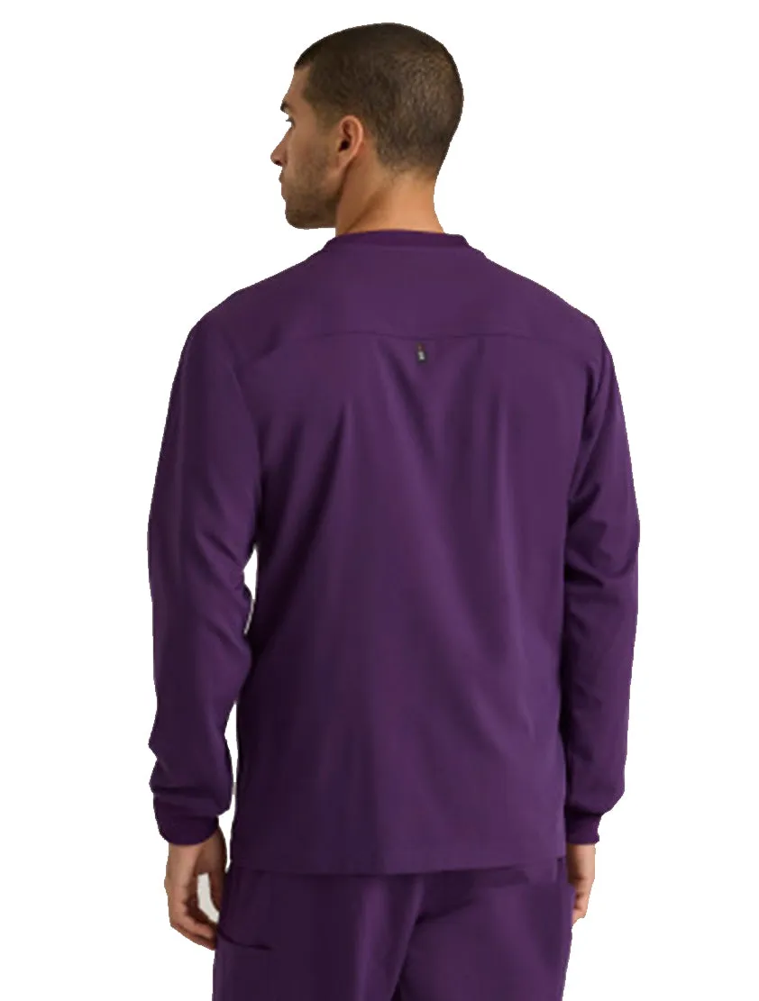 Grey's Anatomy Stretch™ by Barco React 5-Pocket Crewneck Warmup Scrub Jacket