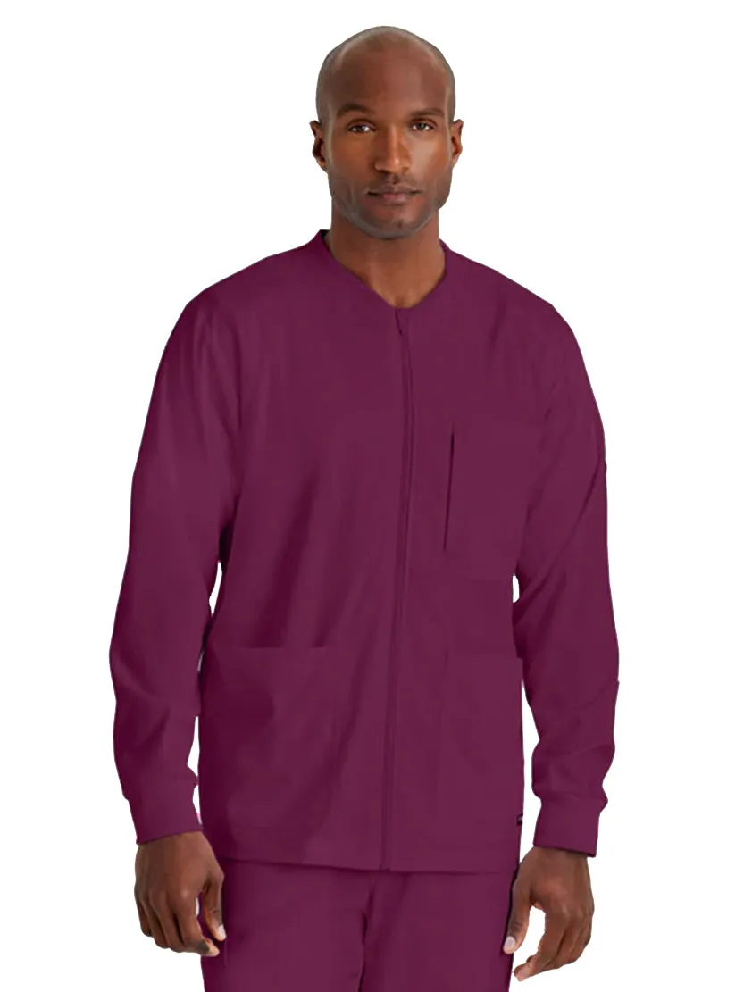 Grey's Anatomy Stretch™ by Barco React 5-Pocket Crewneck Warmup Scrub Jacket