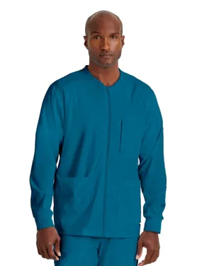 Grey's Anatomy Stretch™ by Barco React 5-Pocket Crewneck Warmup Scrub Jacket