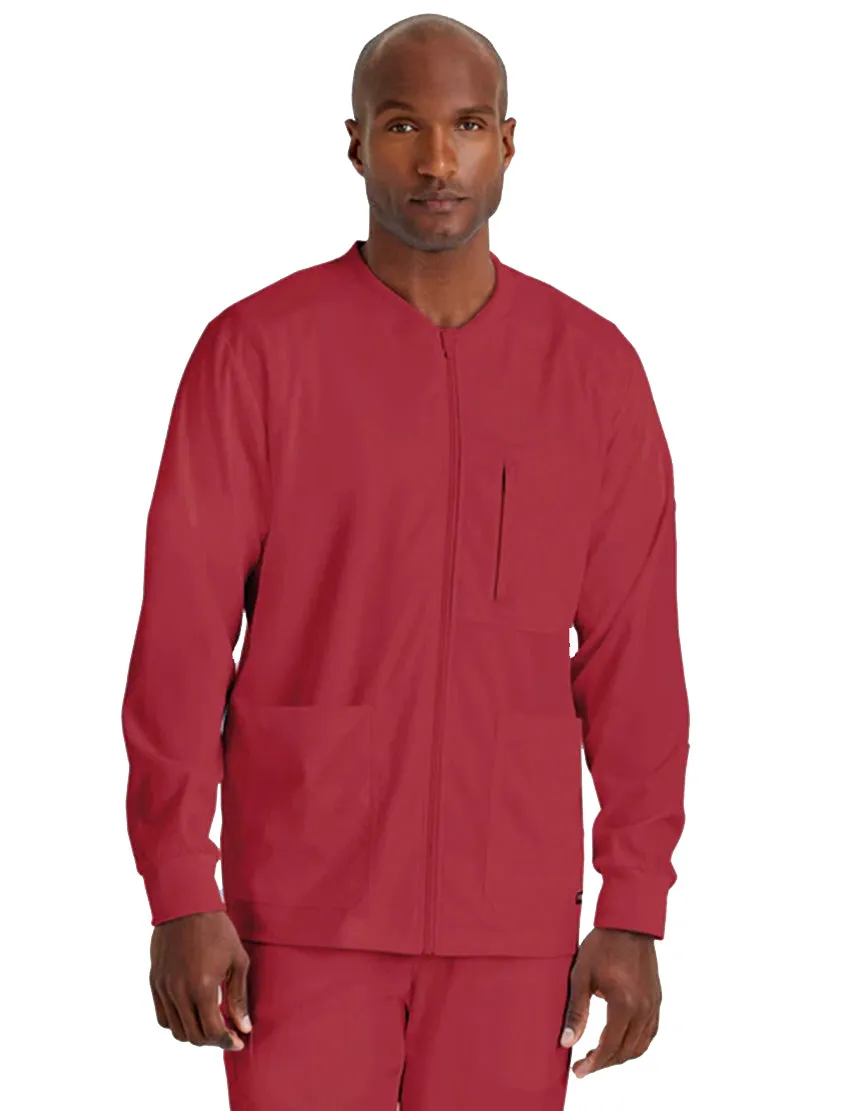 Grey's Anatomy Stretch™ by Barco React 5-Pocket Crewneck Warmup Scrub Jacket