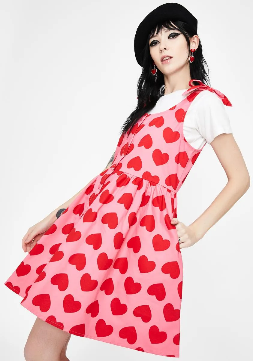 Heart Repeat Tie Dress