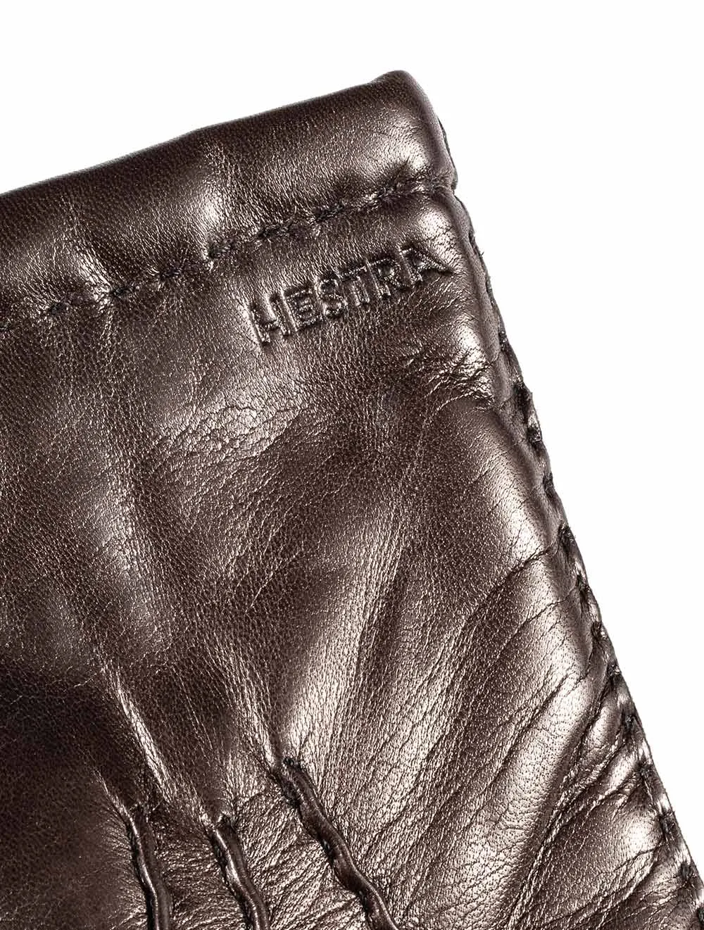 Hestra Sheep-lined Leather Gloves Brown
