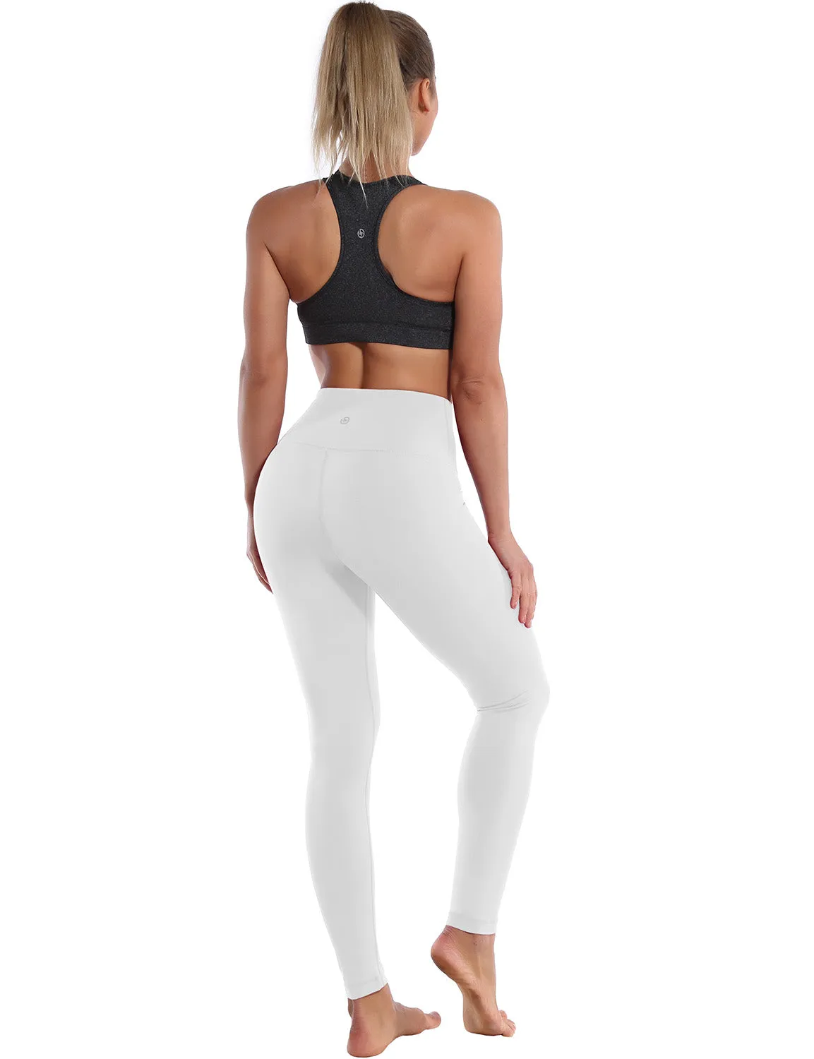 High Waist Gym Pants white_Gym