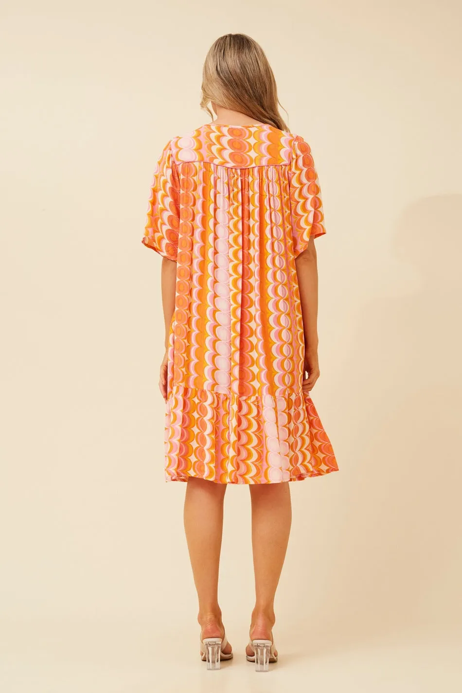 HONDA EMBROIDED BABYDOLL DRESS